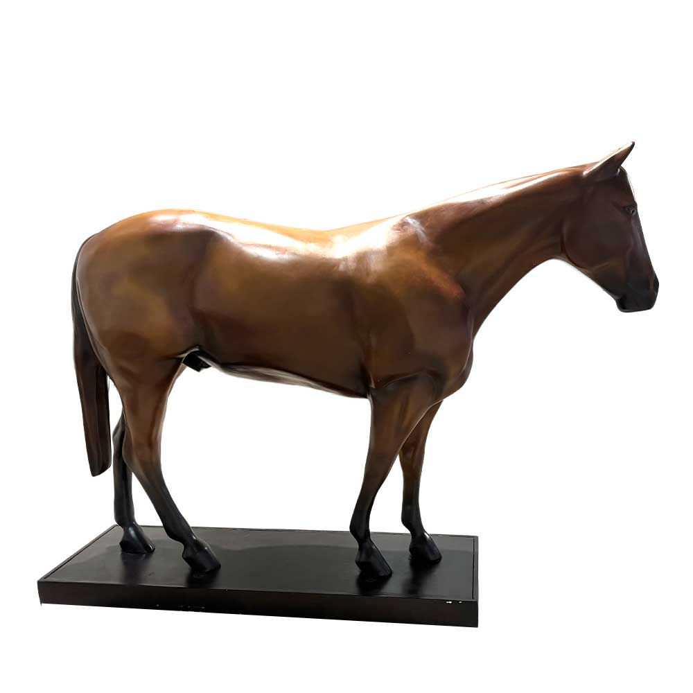 life-size-horse-brown